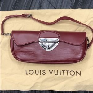 Authentic Louis Vuitton Epi Montaigne Rubis